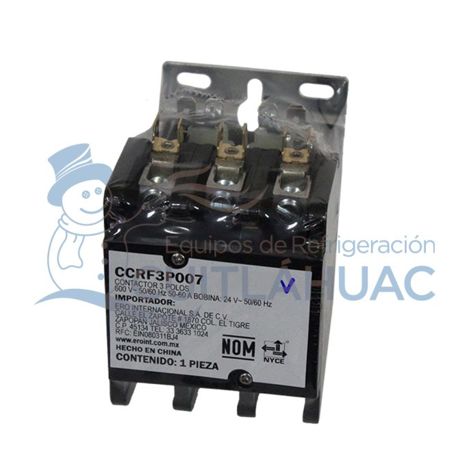 2209A CONTACTOR 50AMP 3POLOS 24V